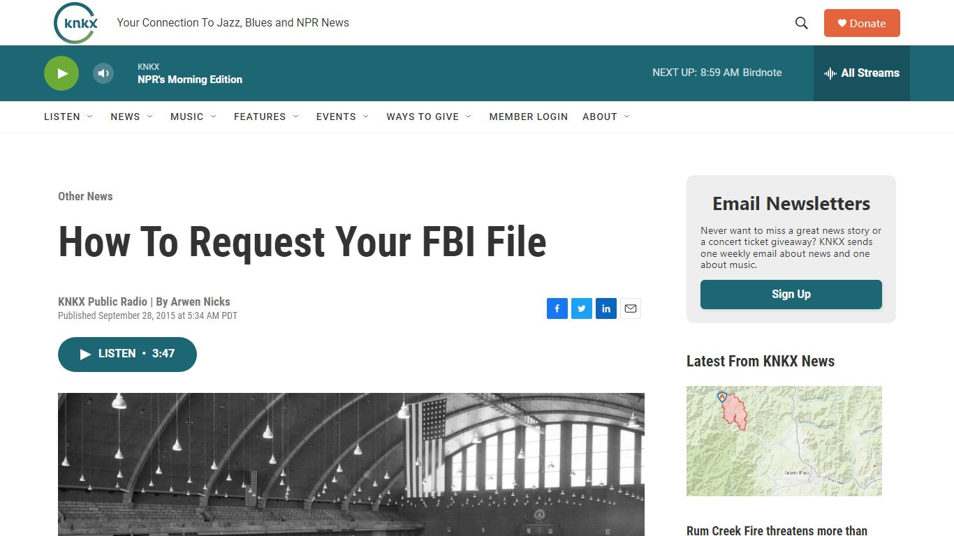 How To Request Your FBI File | KNKX Public Radio